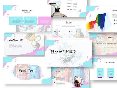 Art Studio Template Powerpoint