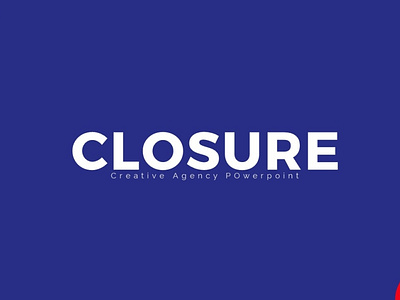 Closure - Creative Agency Powerpoint Template