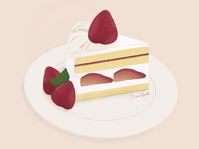 Strawberry cake