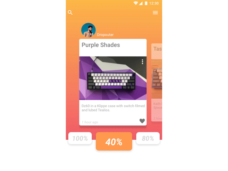 Keyboard Viewer animation app keyboard ux ui