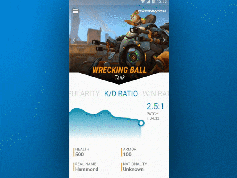 Overwatch UI Concept