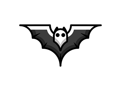 ghost bat adobe adobe illustrator bat cartoon design ghost identity illustration logo logo designs modern