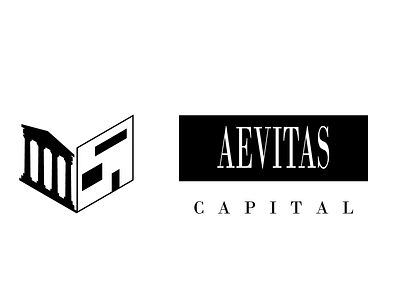 AEVITAS capital brand brand identity branding design logo logo design real estate investment