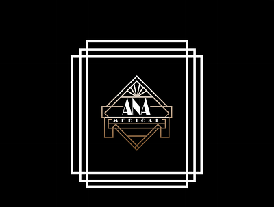 ANA artdeco artnouveau brand design brand identity classiclogo logo logodesign