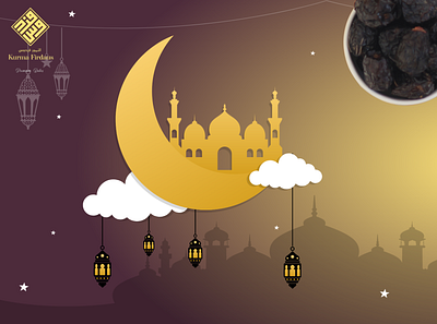 Banner Ramadhan Kurma Firdaus adobe xd banner design graphic design islam ramadan vector xd design