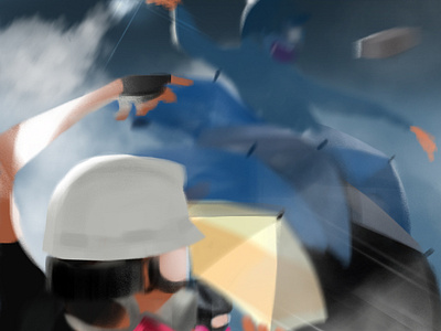 Hong Kong Protests digital painting