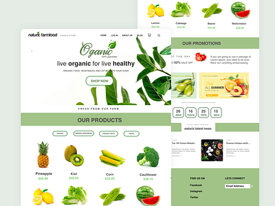 Organic Food App by Nguyễn Chu Thuỳ Trang on Dribbble