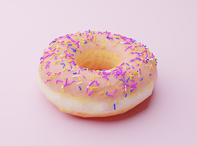 Blender Donut 3d art blender 3d donut