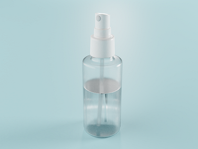 Clean Your Glasses 3d art blender bottle rendered