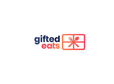 Gifted Eats Logo Design branding design icon logo typography