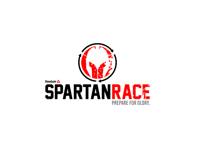 Reebok Spartan Race Logo Concept branding design icon logo typography