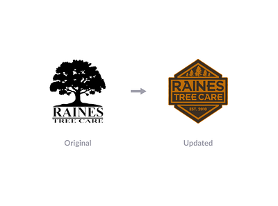 Raines Tree Care branding icon logo