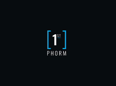 1st Phorm Supplements branding design icon logo