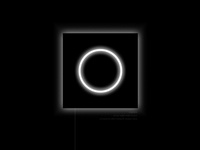 Art Installation - Circle Light Wall Sconce