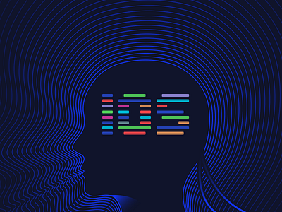 Artificial intelligence and iOS ai artificial intelligence brain code human human computer illustration interaction ios technology