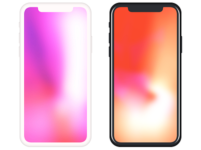 Minimalist iPhone X mockup.sketch by Allen Wang on Dribbble