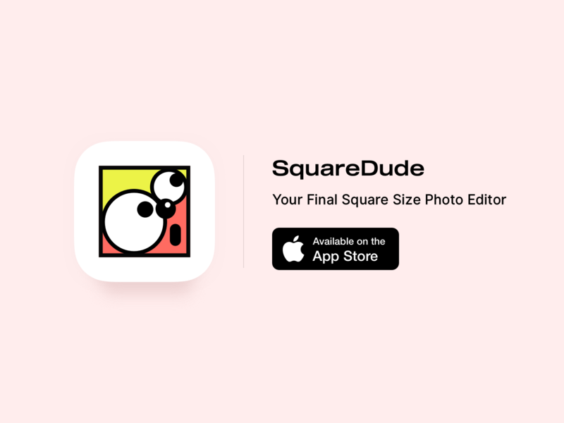 App Icon for SquareDude app icon design app logo photo app photo editing