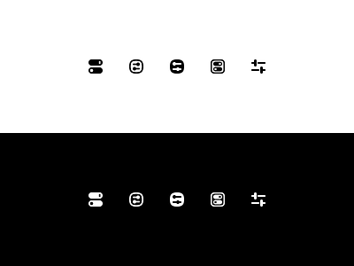 16px Menubar Icons for One Switch 16px menu bar menubar mini icons settings switch toggle switch