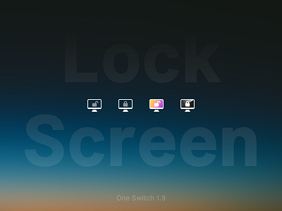 Lock Screen for One Switch icon imac lock screen mac app macbook one switch
