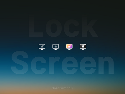 Lock Screen for One Switch