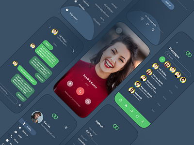 Video Call Mobile App app call design mobile app