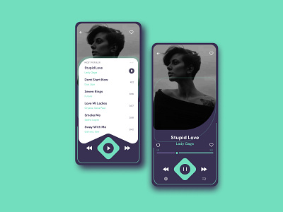 Music Player App app mobile mobile app mobile app design mobile design mobile ui uı uıdesign