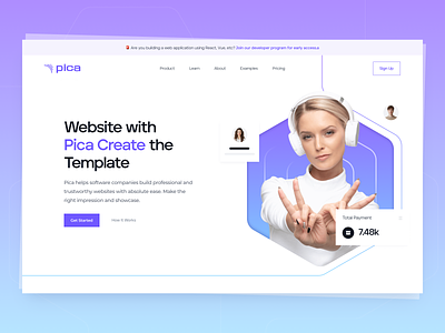 Pica Landing Page Hero