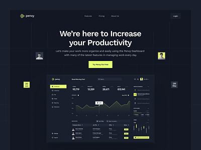 Penxy Landing Page Header