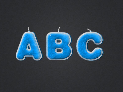 Birthday Candles abc alphabet birthday blue candle candles congratulations day effect foan82 font happy photoshop portugal text texture