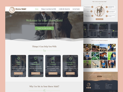 Horsemaid.co.uk Web Design elementor ui webdesign wordpress wordpressdesign