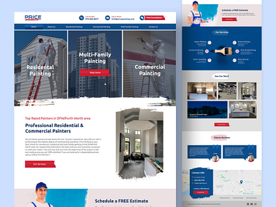 Painting Company UI Design