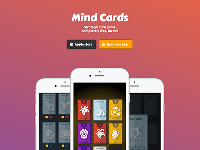 Mind Cards website app game mobile mobile game website game