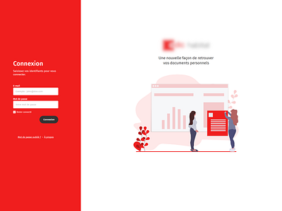 Login page