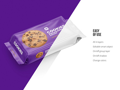 Download Flow Pack Cookies Mockup By Mock Up Ru On Dribbble