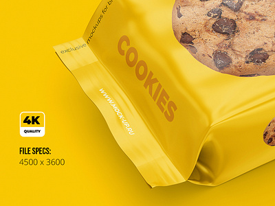 Download Flow Pack Cookies Mockup By Mock Up Ru On Dribbble