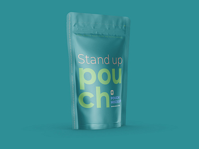 Download Stand Up Pouch Mockup Half Side View By Mock Up Ru On Dribbble