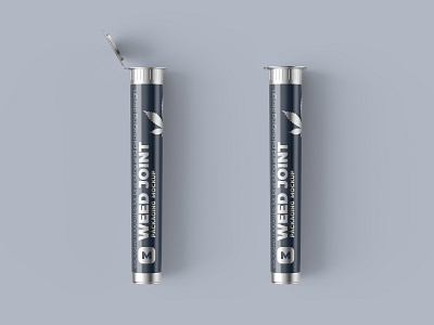 Download Weed Joint Pre Roll Plastic Tube By Mock Up Ru On Dribbble