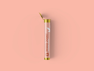 Download Weed Joint Pre Roll Plastic Tube By Mock Up Ru On Dribbble