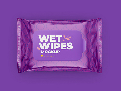 Download Wet Wipes Mockup Top View By Mock Up Ru On Dribbble