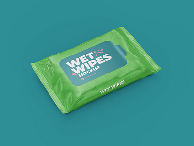 Download Wet Wipes Mockup Angled View By Mock Up Ru On Dribbble