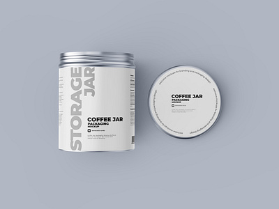 Download Metallic Storage Open Jar Top View By Mock Up Ru On Dribbble