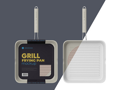 Grill Pan Mockup. 4000 x 5300 px