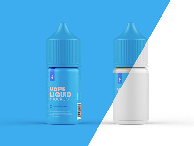 Vape Dropper Bottle Mockup 30ml bottle branding branding design dropper eliquid liquid mockup mockup psd packaging mockup pharmacy psd unicorn dropper vape vapor