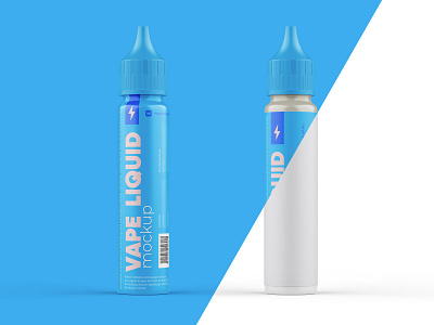 Vape Dropper Bottle Mockup 30ml