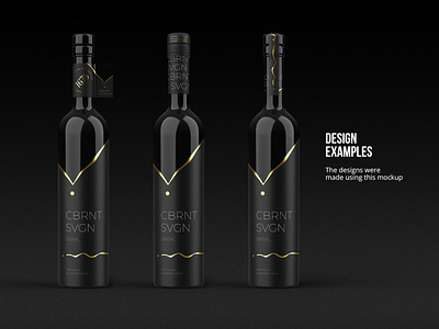 Download Wine Bottle Packaging Mockup Pro By Mock Up Ru On Dribbble