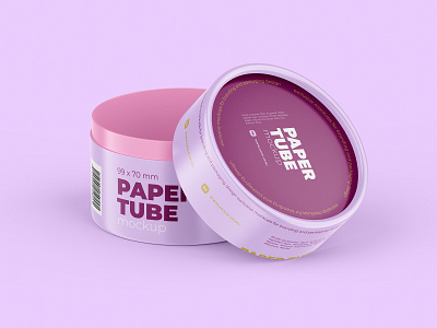 Download Opened Paper Tube Mockup 99x70mm By Mock Up Ru On Dribbble