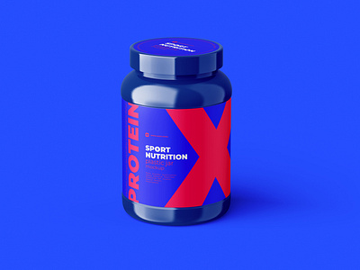 Download Sport Nutrition Plastic Jar Mockup By Mock Up Ru On Dribbble