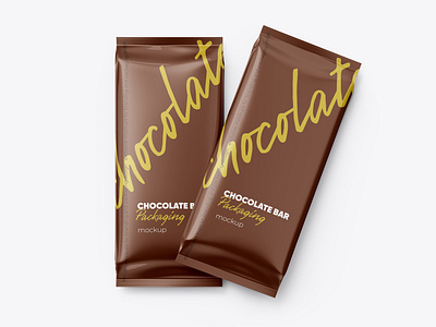 Free Chocolate Bar Mockup