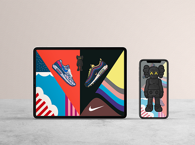 Parra & Sean Wotherspoon background collaboration hypebeast illustration iphone logo nike parra poster sean sean wotherspoon sneakers tablet wallpaper