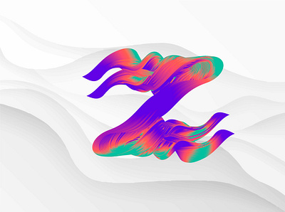 Letter Z🦄 branding design fluid fluid art illustration logo minimal myth type typo typogaphy z